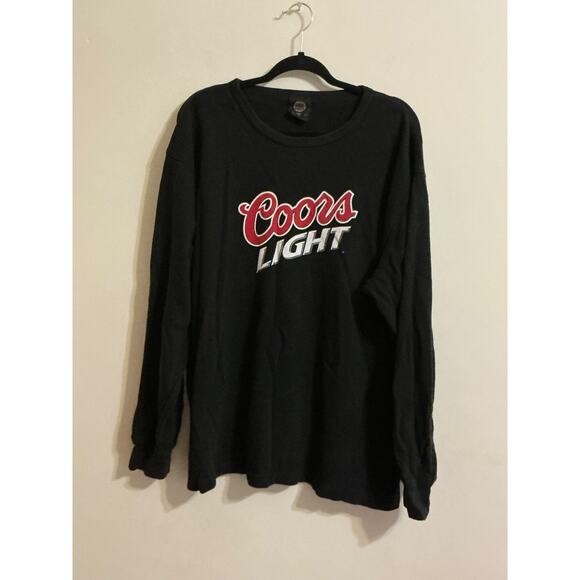 Coors Light Long Sleeve Men's pullover Black XL - Picture 1 of 7
